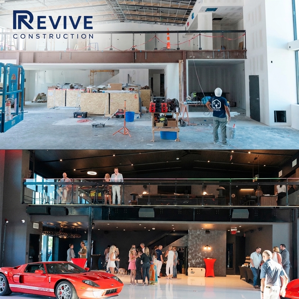 Revive Construction before and after transformation